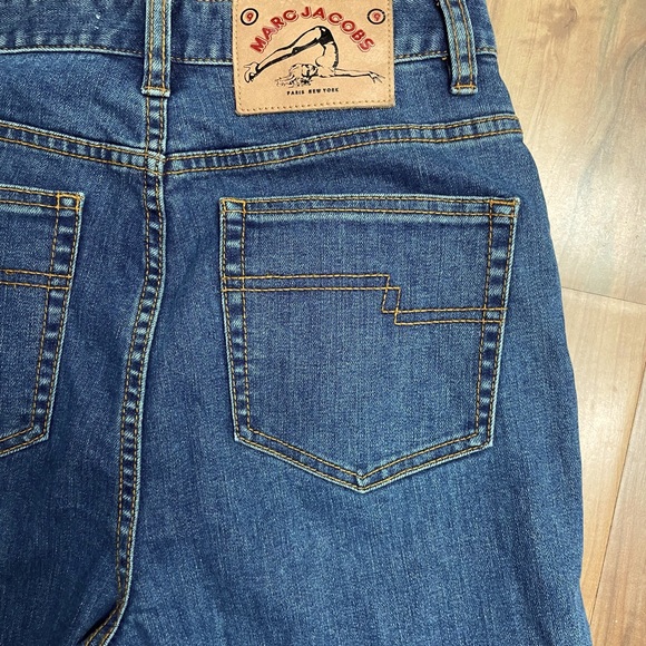 Marc Jacobs High Rise Wide Leg Denim Sailor Jeans 27/29 - Picture 5 of 6